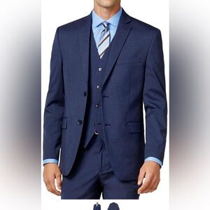 Alfani Men’s Slim-Fit Solid Suit Jacket in Navy